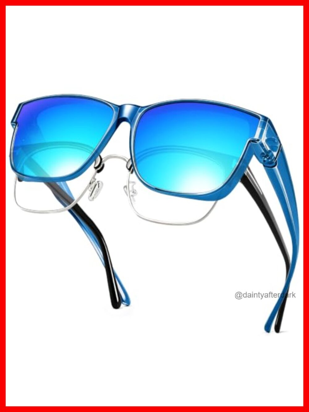 Polarized Fit Over Glasses Sunglasses UV400 Oversized Square Unisex